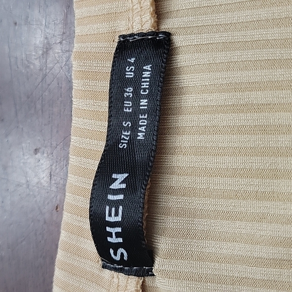 SHEIN Ribbed Knit T-Shirt Dress Size Small - Picture 4 of 4